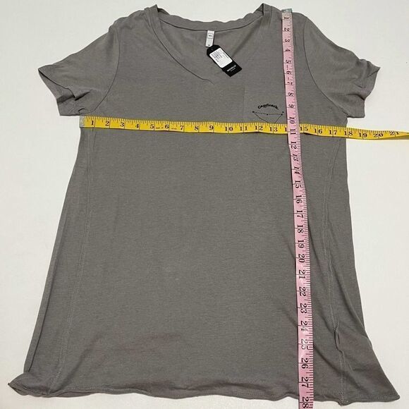 Michelle By Comune Zodiac T-Shirt Capricorn Astrology Sign Short Tee Medium Grey - Picture 4 of 11